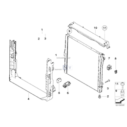 Przewód wody, odlot, termostat - 11537609944