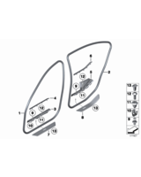 Listwa mask. progu, wewn. tylna prawa - 51479172738