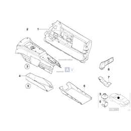 Izolacja dźwiękowa głośnika prawego - 51488264210