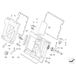 Osłona Isofix - 52207053141