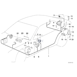 Wiązka przew. audio HiFi - 61128364041