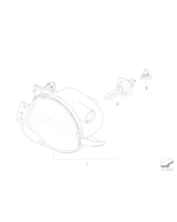 Lampa przeciwmgłowa lewa - 63176937465