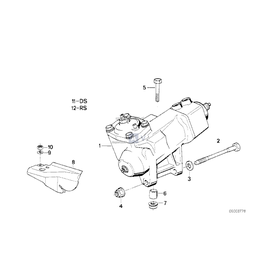 Osłona termiczna BMW E31 E32 850Ci 850CSi 750i 750iL M70 - 32411134590