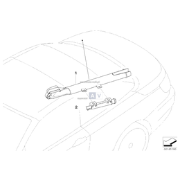 Prowadzenie przewodu pokrywy bag. - 61136919421
