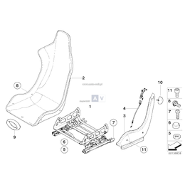 Mechanizm fotela praw. - 52107895958