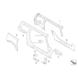Rama boczna wewnętrzna prawa - 41002757914