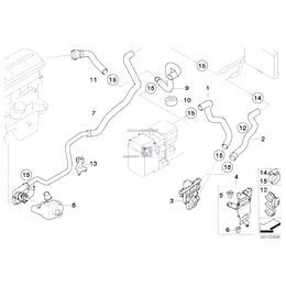Dodatkowa pompa wody - 64116907811