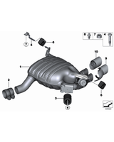 Tłumik tylny z przepust. spalin - 18307593484