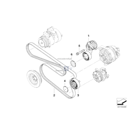 Napinacz paska, mechaniczny, tylko w połączeniu z - 11288624196