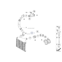 Przewód powietrza doładowania - 11617966221