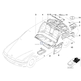 Izolacja dźwiękowa bagażnika prawa - 51488165190