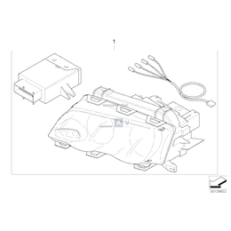 Światła doświetlania zakrętów - 63130304548