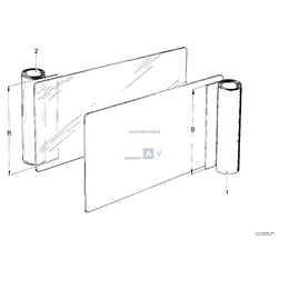 B = 1300mm, Sztuczna skóra obiciowa gładka - 51921922157