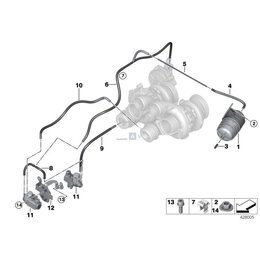 Zaślepka kol. ssącego BMW E12 E21 E23 E24 E28 E30 E31 E32 E34 E36 E38 E39 E46 E53 E60 E65 E83 - 11611437560