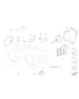 Kierunkowskaz LED lewy - 63127245815