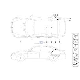 Czujnik H2, klapka wlewu pal. - 61359144441