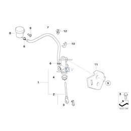 Zbiornik wyrównawczy BMW K70 K72 K75 F700GS F650GS F800GS - 34217706055