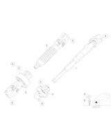 Przegub kolumny kierowniczej dolny - 32306764007