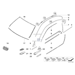 Listwa ozdobna dachu gruntowana prawa - 51137181354