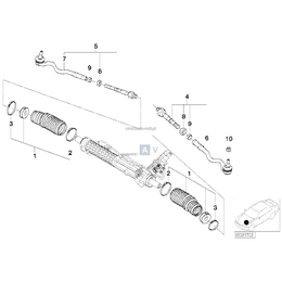 Zestaw napraw.osłony przegubu - 32136752478