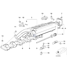 Element kątowy, tylko w połączeniu z - 11611741308