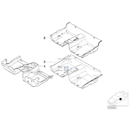 Wykładzina podłogowa, tylna - 51478009267