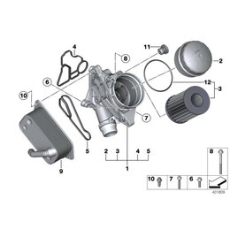 Śruba samogwintująca BMW E60 E63 E65 E70 E81 E90 E91 F01 F10 F11 F12 F15 F20 F25 F30 - 11427543327