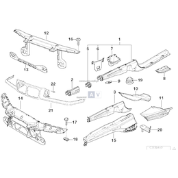 Mocowanie stabilizatora, lewe - 41118151121