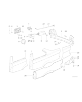 Element błotnika tylnego lewego - 41358162789