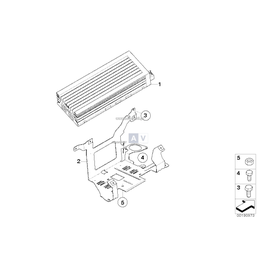 Wzmacniacz indyw. systemu audio - 65127841821