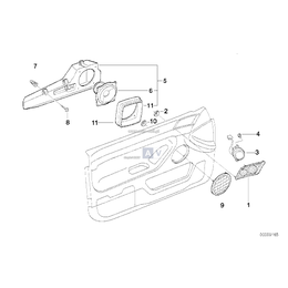 Głośnik tonów wysokich Hifi prawy - 65138375010