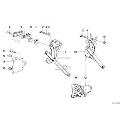 Elektr.siłownik szyby tylny lewy - 51351846567