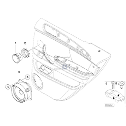 Głośnik Top-Hifi tylny prawy - 65138381552