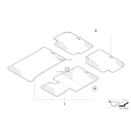 Kpl. dywaników gumowych, tył - 51470427559