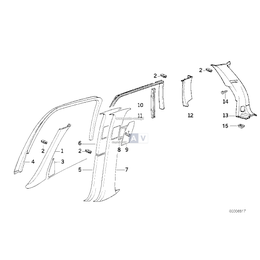 Osłona wewnętrzna lewa - 51328138877