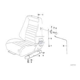 Element dystansowy prawy - 52101915166