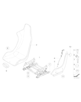Fotel wyścigowy lewy - 52107895959