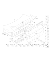 Osłona pokrywy bagażnika, gruntowana - 51137160833