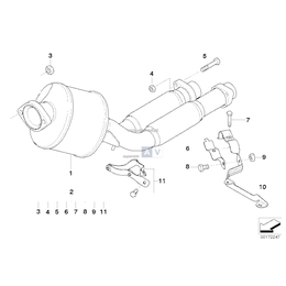 Zestaw montażowy, system otw. DPF - 18100422101