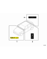 Label emergency actuating unit EMF - 71246771047