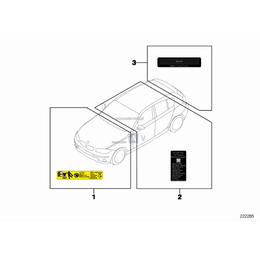 Label emergency actuating unit EMF - 71246771047