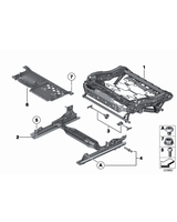 Rama fotela siedz. akt. elektr. prawa - 52107273724