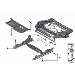 Rama fotela siedz. akt. elektr. prawa - 52107273724