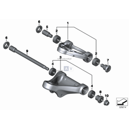 Sworzeń łożyskowy - 31447676043