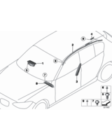 Oryginał BMW - 72127293286