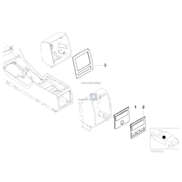 Osłona monitora tylnego - 65508015428