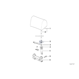 Zagłówek, materiał - 52208264877