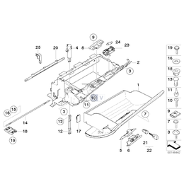 Osłona kabla przełącznika pod. powietrz. - 51163415143