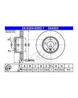 TARCZA HAM. BMW P. 1/2/3/4/X1 05- POWER DISC