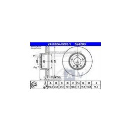 TARCZA HAM. BMW P. 1/2/3/4/X1 05- POWER DISC